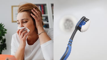 ¿Por qué debe cambiar su cepillo de dientes después de un resfriado?