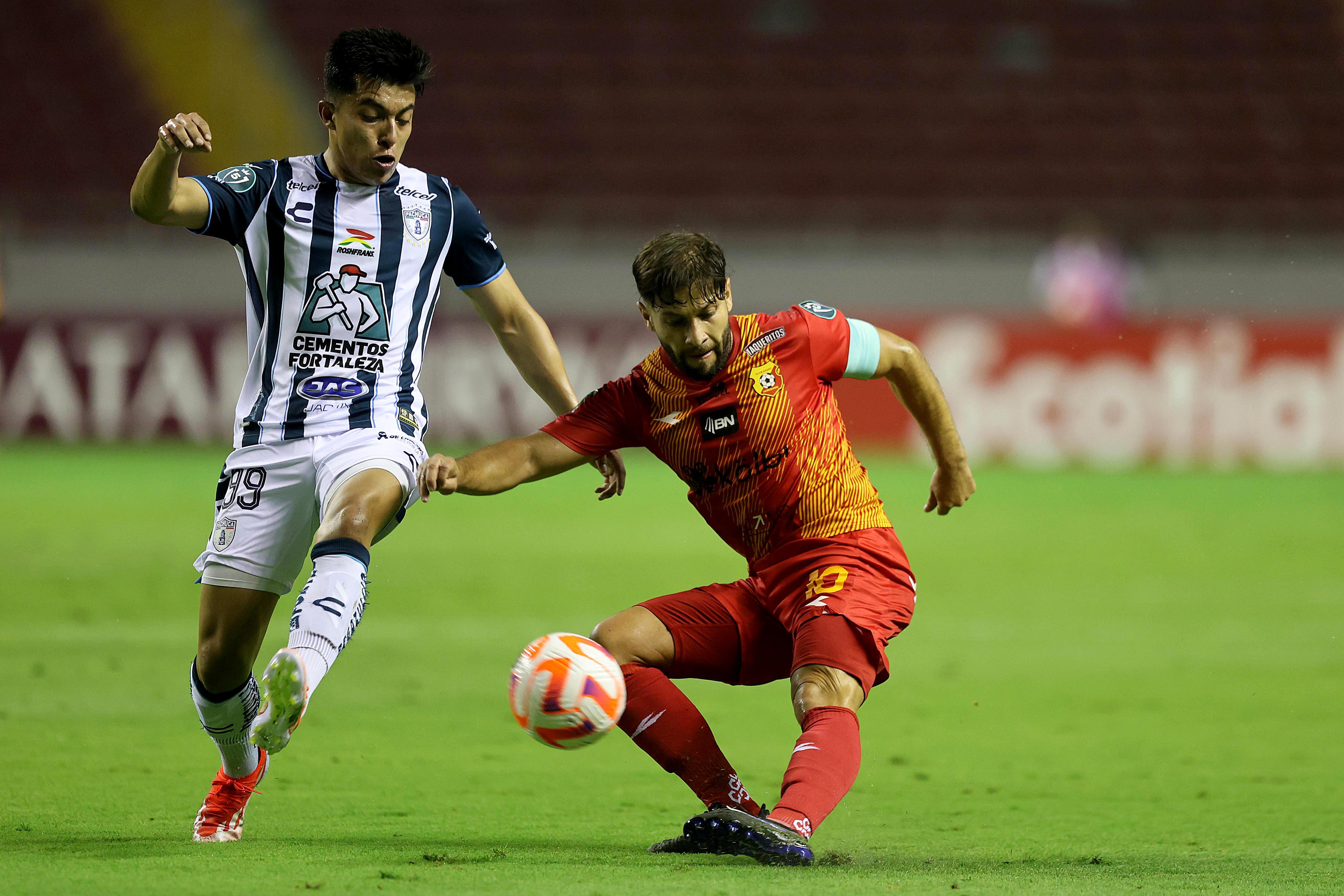 03/04/2024 Estadio Nacional, La Sabana. El Club Sport Herediano recibió al Pachuca, de Méxco, en el partido de ida de la serie de cuartos de final de la Copa de Campeones de Concacaf 2024. Foto: Rafael Pacheco Granados