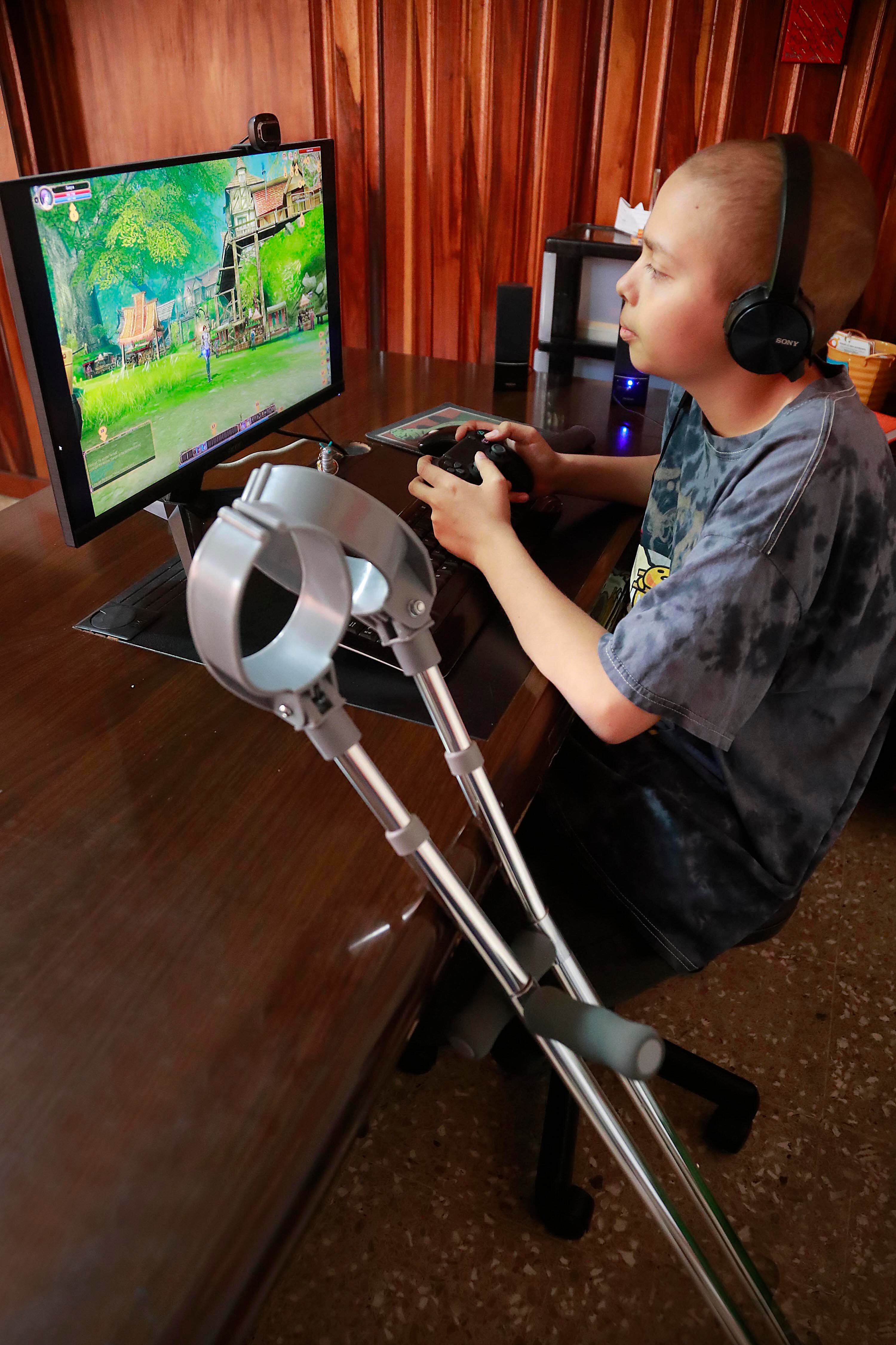 14/03/2024 San Francisco de Dos Ríos. Jóvenes pacientes de cáncer, en las oficinas de Proyecto Daniel, quienes a pesar de padecer una enfermedad tan compleja continúan soñando y luchando para superarla. Foto: Rafael Pacheco Granados