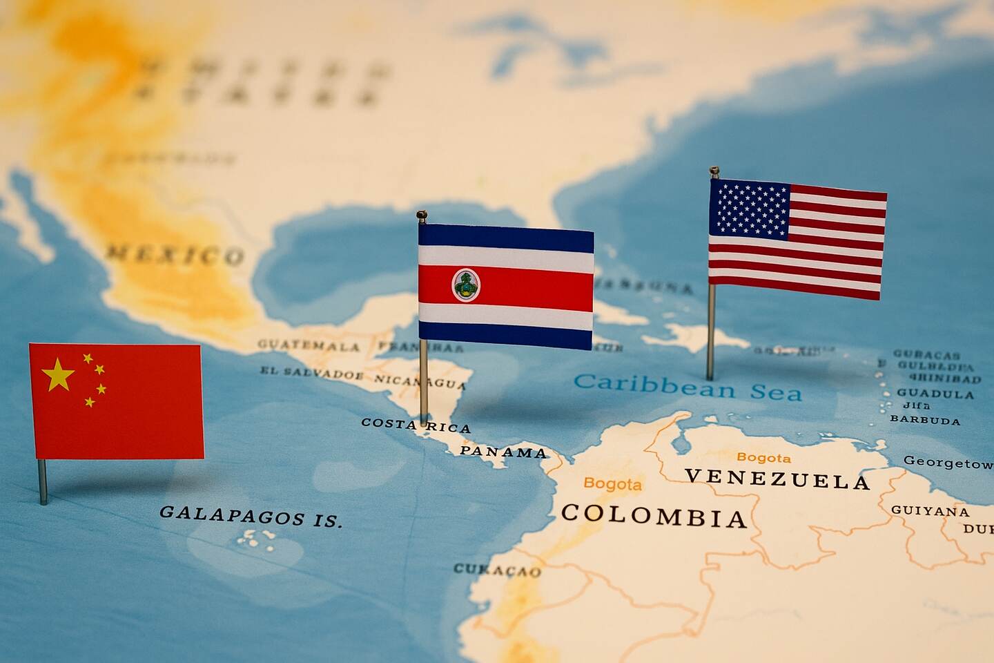 Estados Unidos busca contrarrestar la presencia de China en Costa Rica y el resto de Centroamérica. El gigante asiático denuncia coacción.