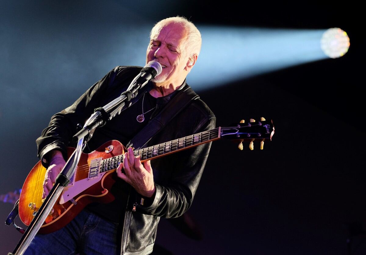 Peter Frampton vivió el pináculo de su carrera en la década de 1970. Foto: AFP.