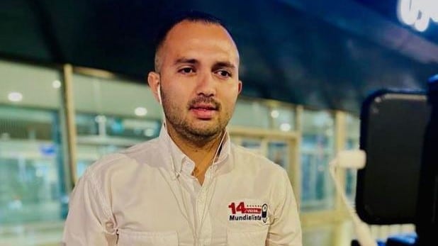 Anthony Porras, periodista de Columbia Deportiva. Instagram.