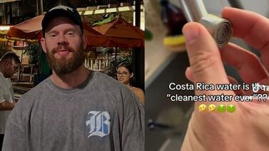 Estadounidense se burla del agua de Costa Rica y causa enojo; esto fue lo que dijo