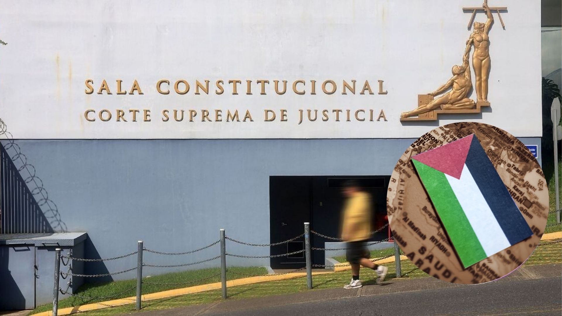 La Sala Constitucional tuvo que anular una sentencia sobre dos estudiantes con bandera de Palestina por un error.