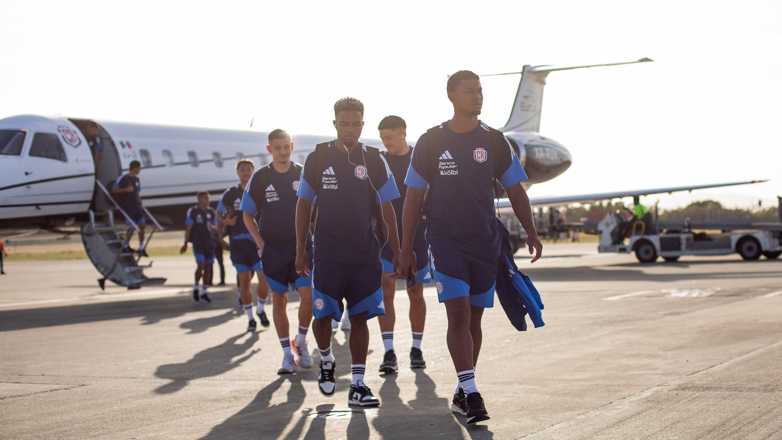 La Seleccion de Costa Rica ya esta en Jamaica