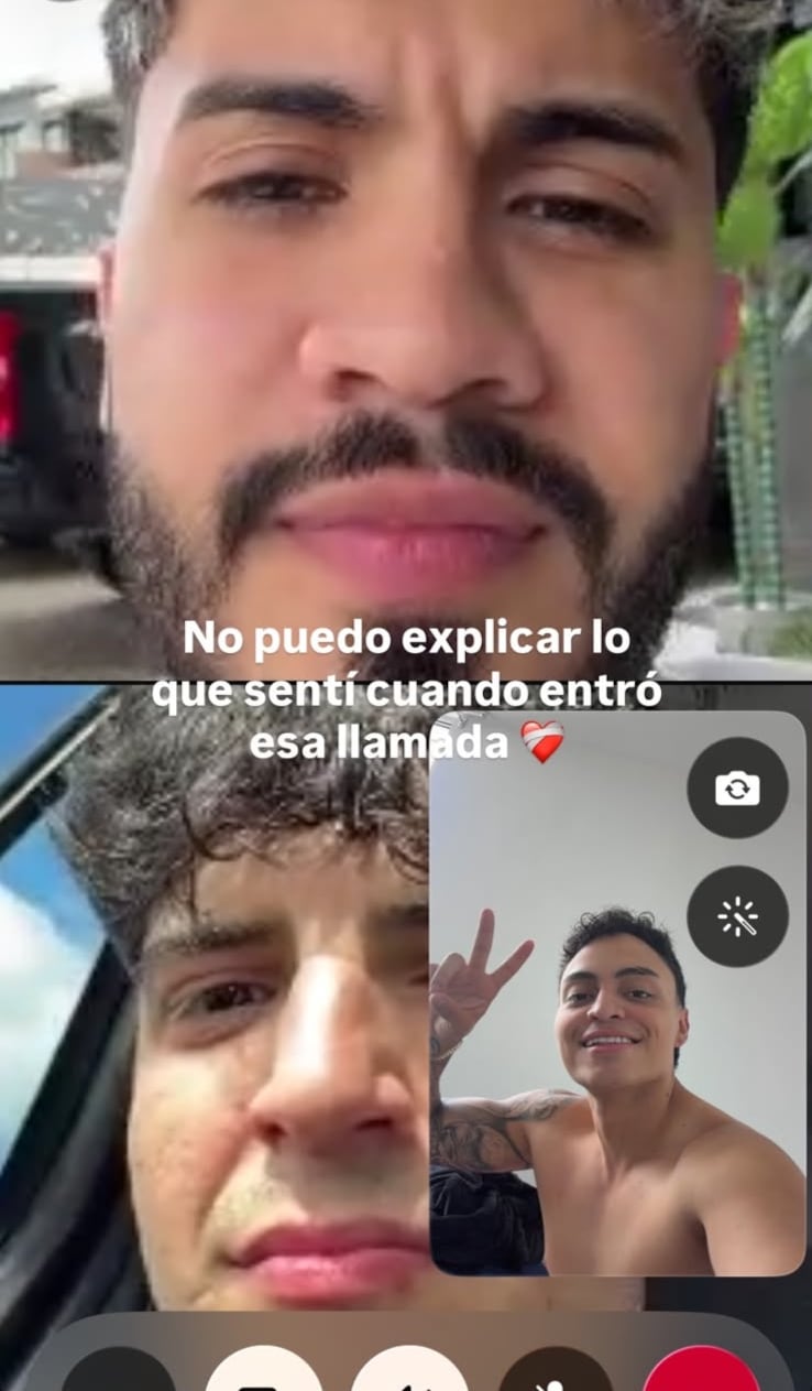Antuan Fallas, amigo de Julián Valverde, realizó una videollamada con el creador de contenido tras su liberación.