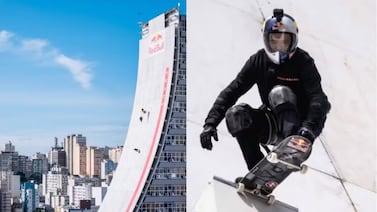 Skater latinoamericano hace historia con descenso de 70 metros en la rampa más grande del mundo
