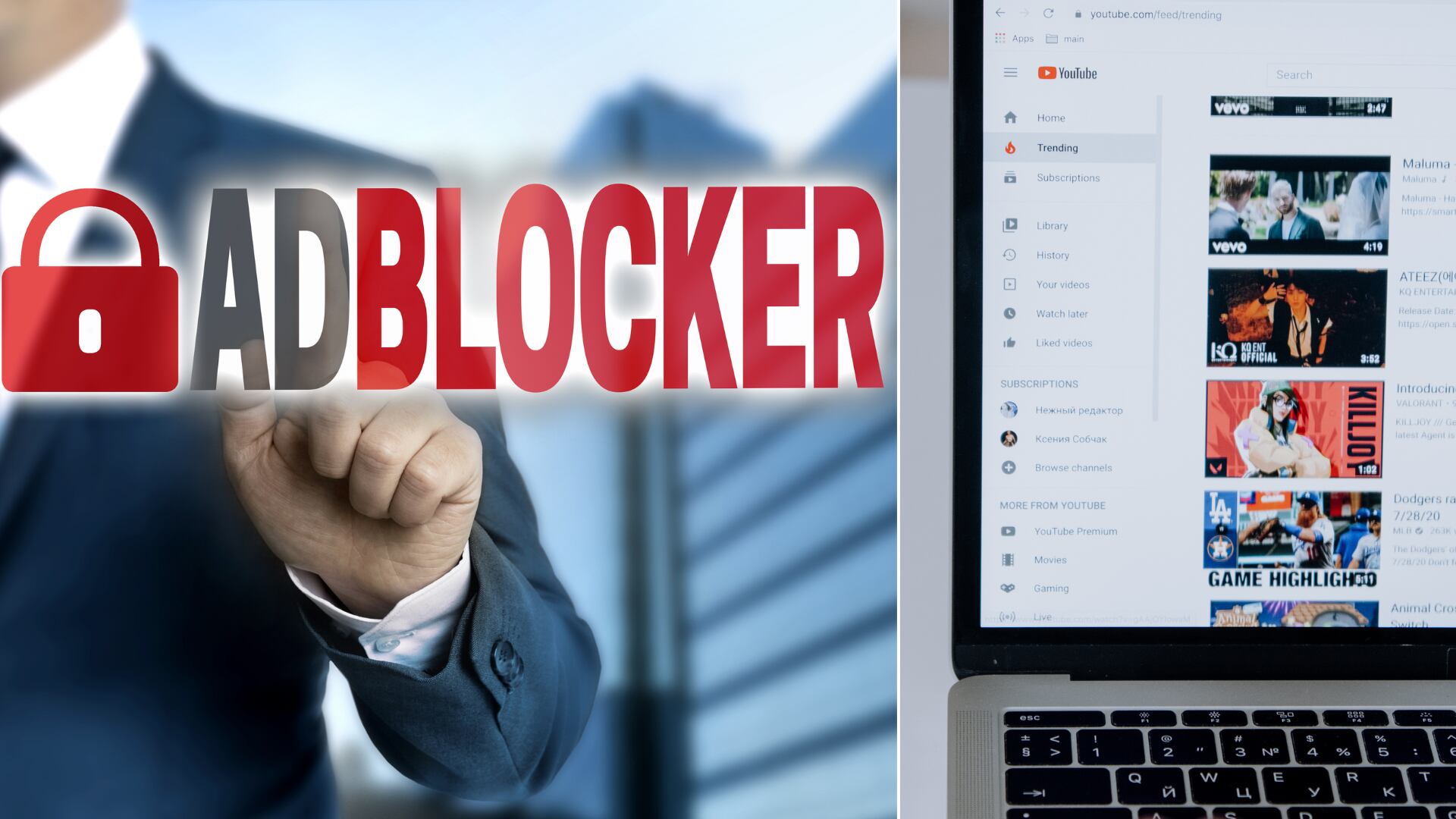 YouTube inserta pausas de pantalla en negro de hasta 30 segundos para usuarios que usan bloqueadores de anuncios como uBlock Origin.