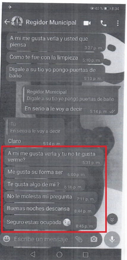 Mario Alvarado, regidor de Nueva República