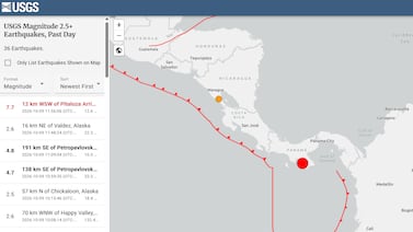 Temblor tuvo magnitud de 7,7 grados y epicentro en Panamá, según Servicio Geológico de Estados Unidos