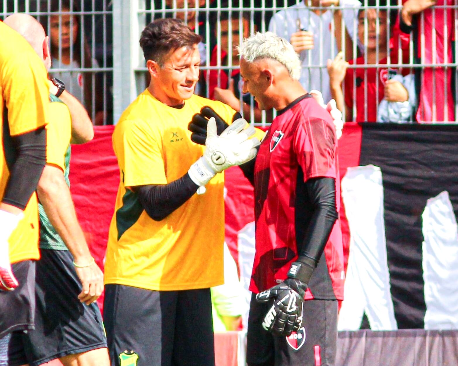 Keykor Navas con Newell’s Old Boys, ante Defensa y Justicia