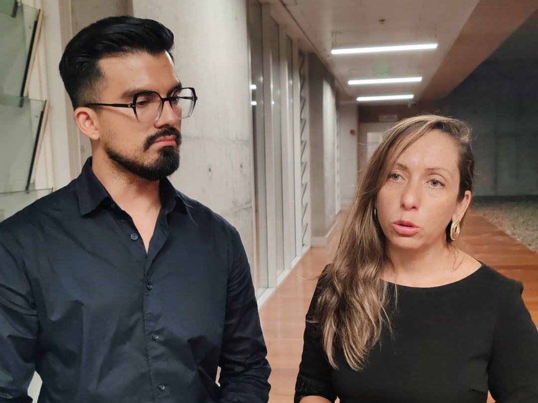 David Delgado y Carolina Hidalgo