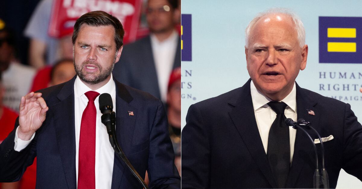 J. D. Vance y Tim Walz son veteranos militares y buscan captar el voto del Medio Oeste.