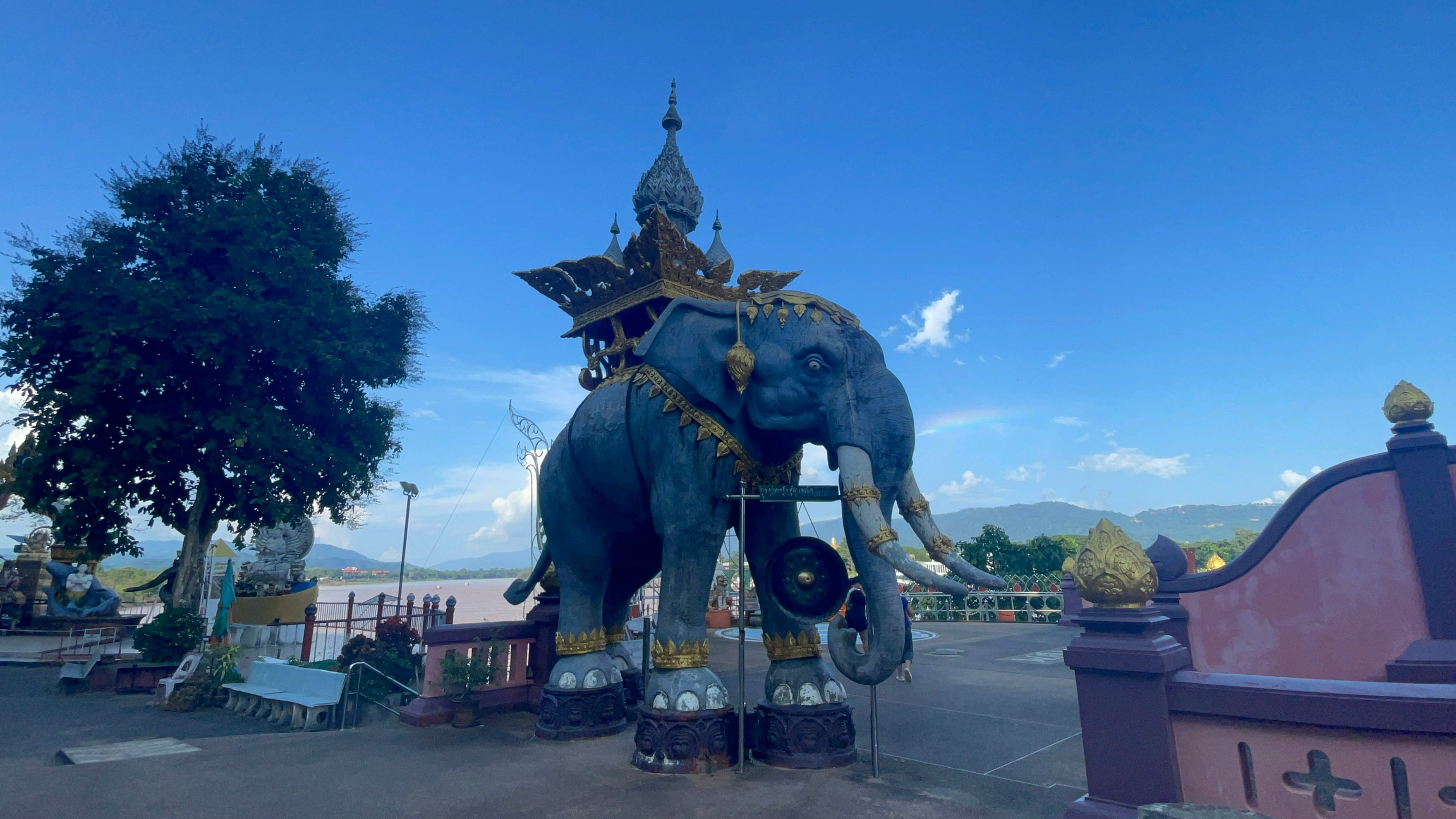 El Triángulo de Oro en Chiang Rai, Tailandia.
