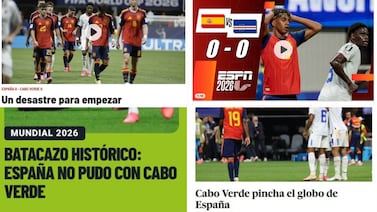 Así reportó la prensa mundial la sorpresa de Cabo Verde y la decepción de España
