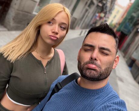 Diego Bravo y Melania Villalta, creadores de contenido