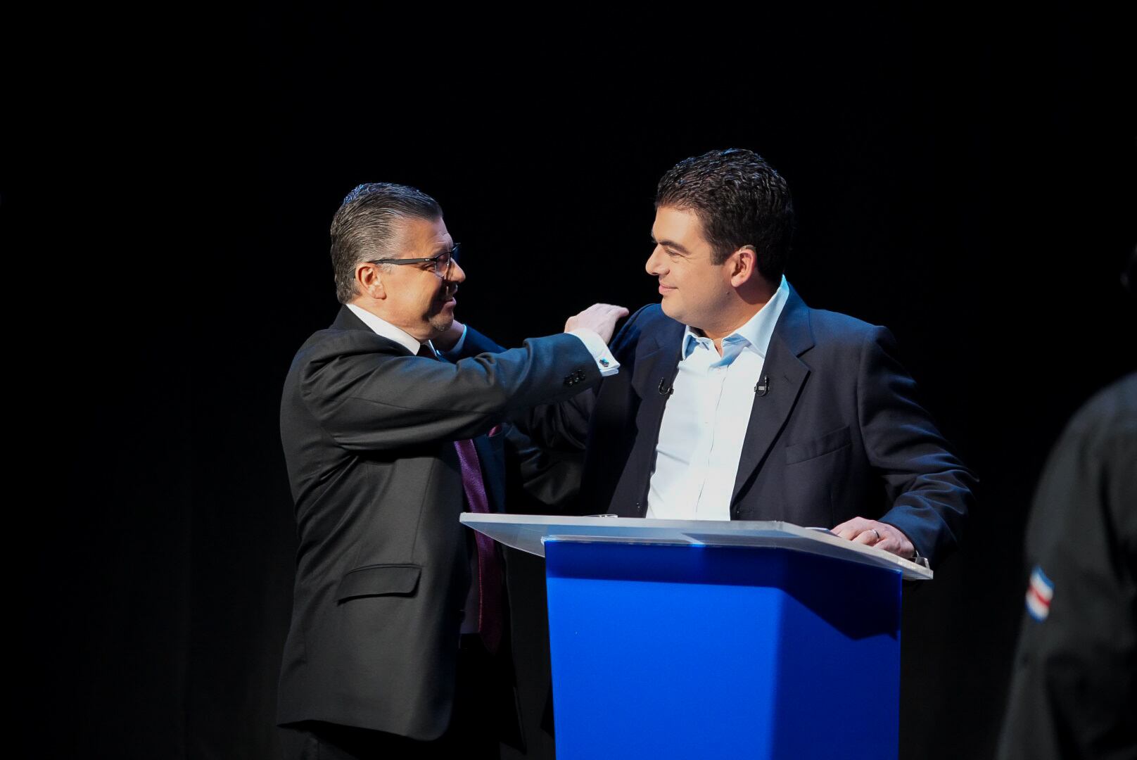 04/04/2025. Debate del PLN en Teletica, Sabana, San José. Fotografía: Lilly Arce.