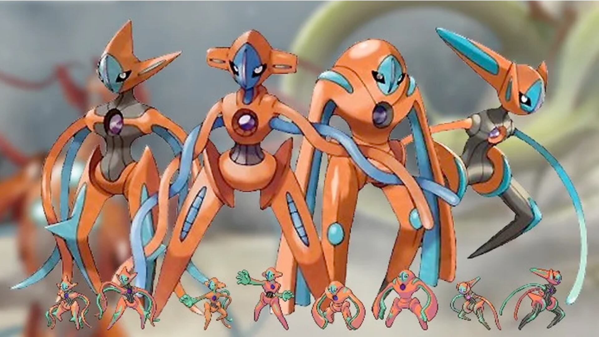 Deoxys: Su acceso estaba limitado a eventos que desbloqueaban una zona secreta.