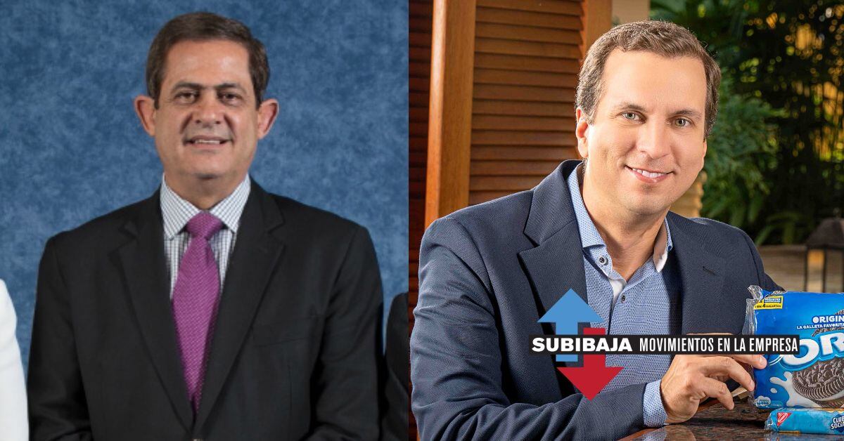 Jorge Sauma se jubiló, por lo que dejó de ser gerente de Corbana, mientras que Marcelo Paiva (derecha) es el nuevo presidente de Mondelēz para la región que abarca los Países Andinos, Centroamérica, Caribe y Chile.