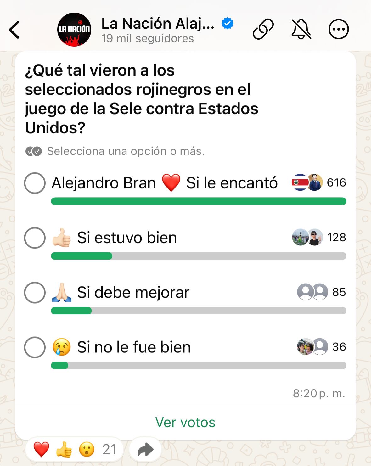 Así calificaron muchos aficionados de Liga Deportiva Alajuelense el accionar de Alejandro Bran en el partido entre la Selección de Costa Rica y Estados Unidos en Orlando, Florida.