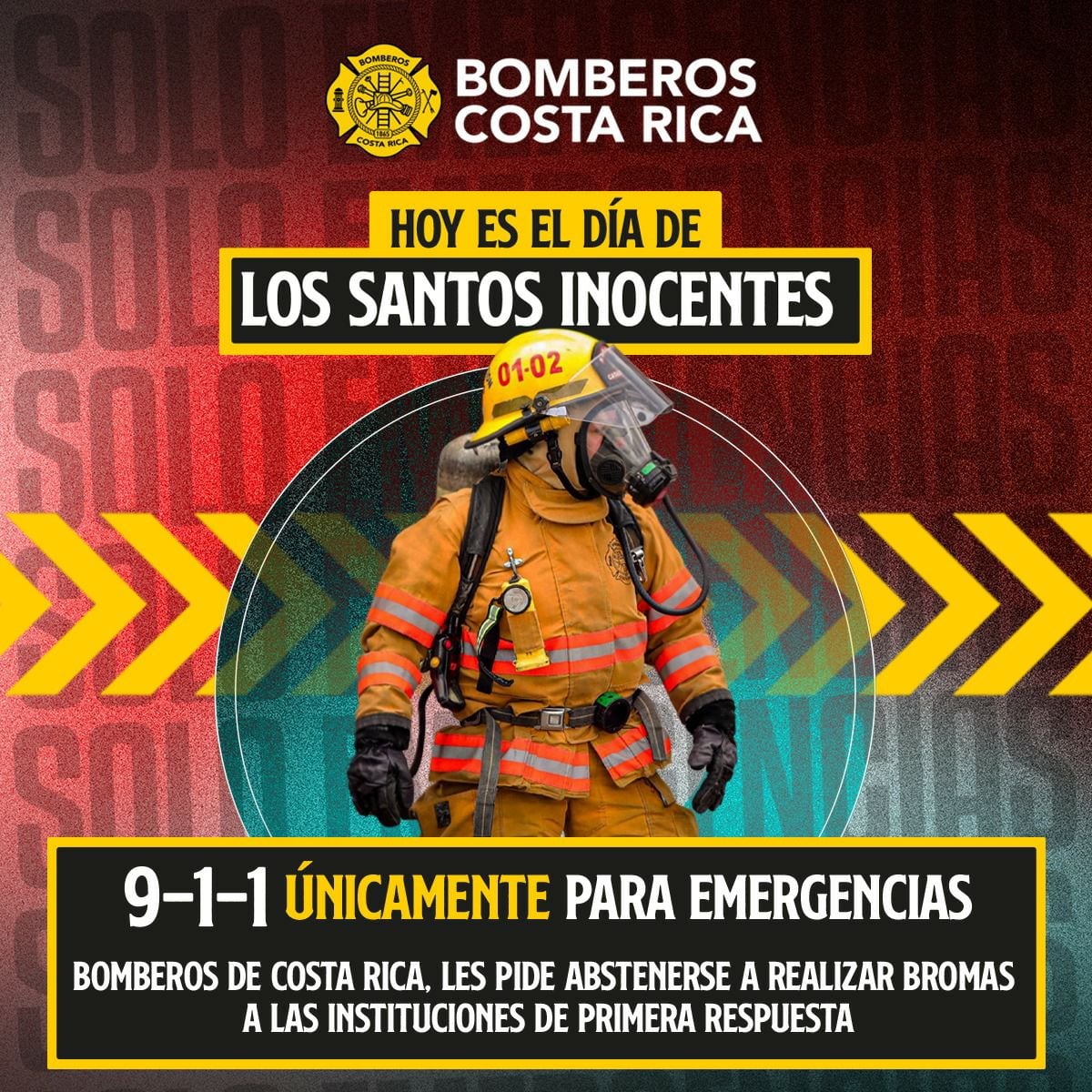 El Cuerpo de Bomberos pidió a la población no hacer bromas con llamadas falsas, en el marco del día de los Santos Inocentes.