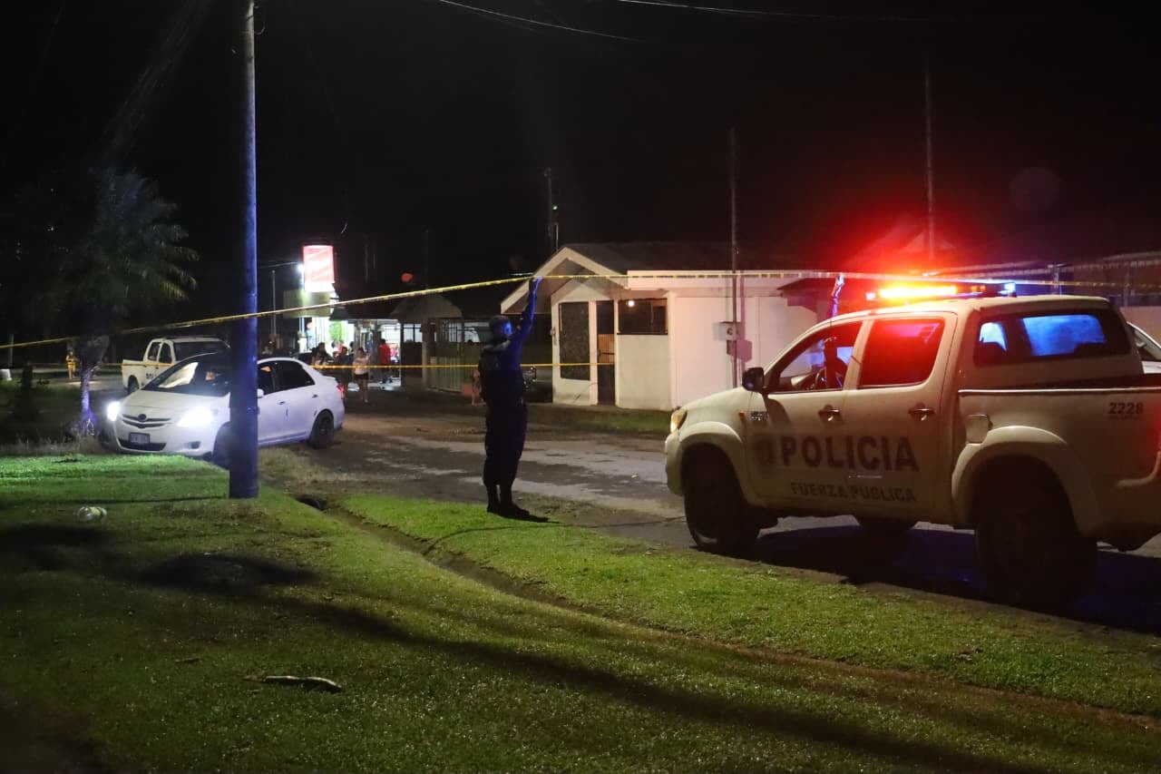 Un homicidio en Guácimo de Limón se registró esta noche de viernes.