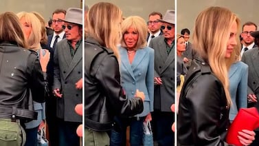 Charlize Theron ignora a Johnny Depp durante una visita a Francia y el video se vuelve viral