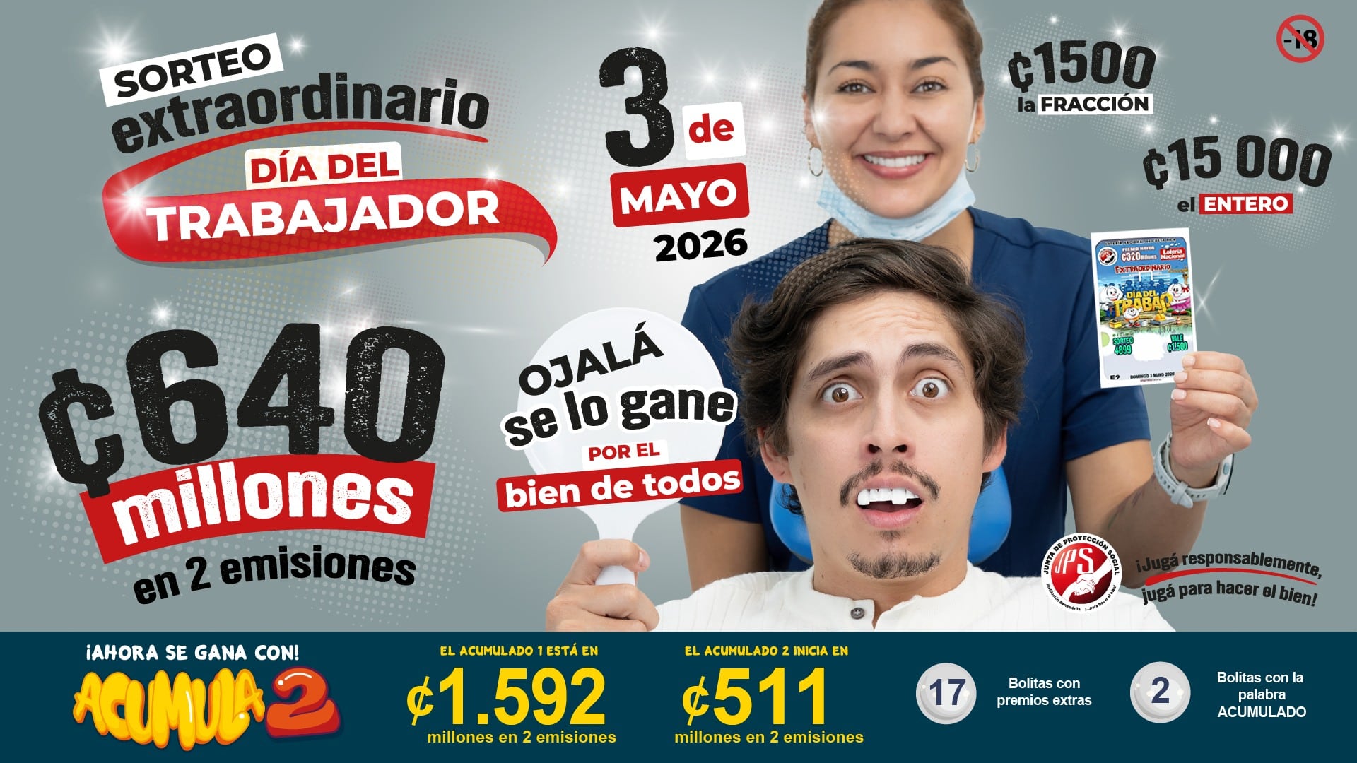 lotería nacional 3 de mayo