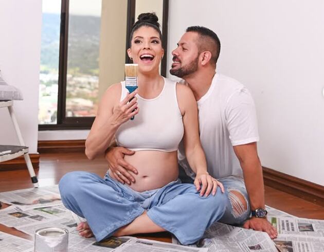 Marianela Valverde y su esposo Juan David Cardona