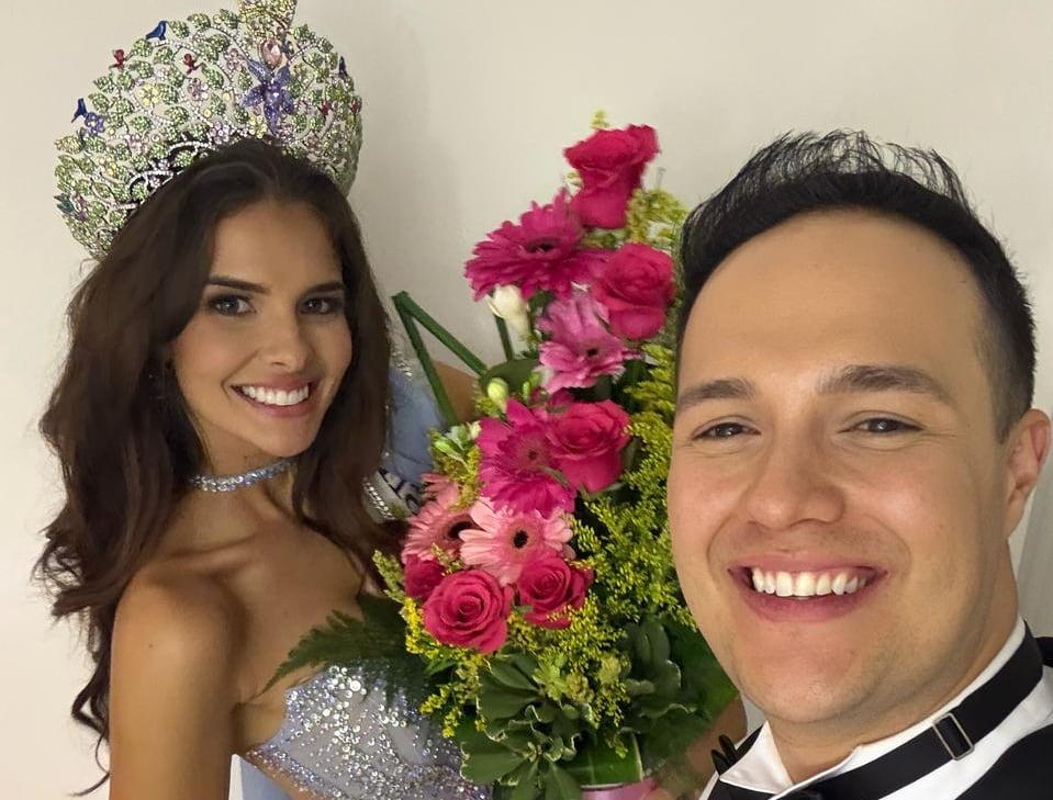 Rafael Pérez y su novia Mahyla Roth, la Miss Universe Costa Rica 2025