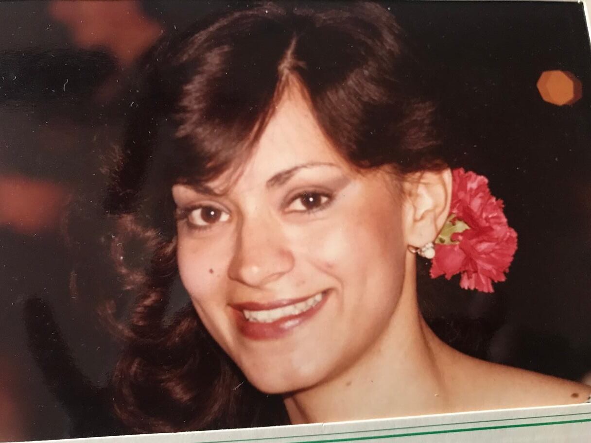 Fotografía de su juventud.