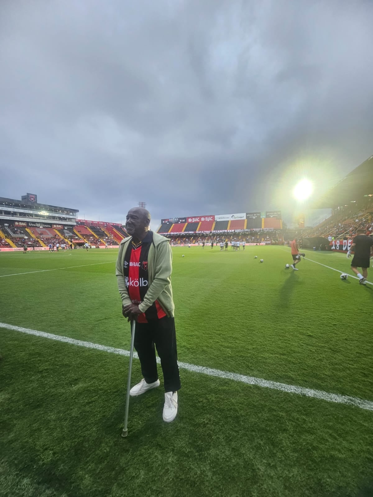 Sebastián Pío da Silva disfrutó de nuevo en el Estadio Alejandro Morera Soto.