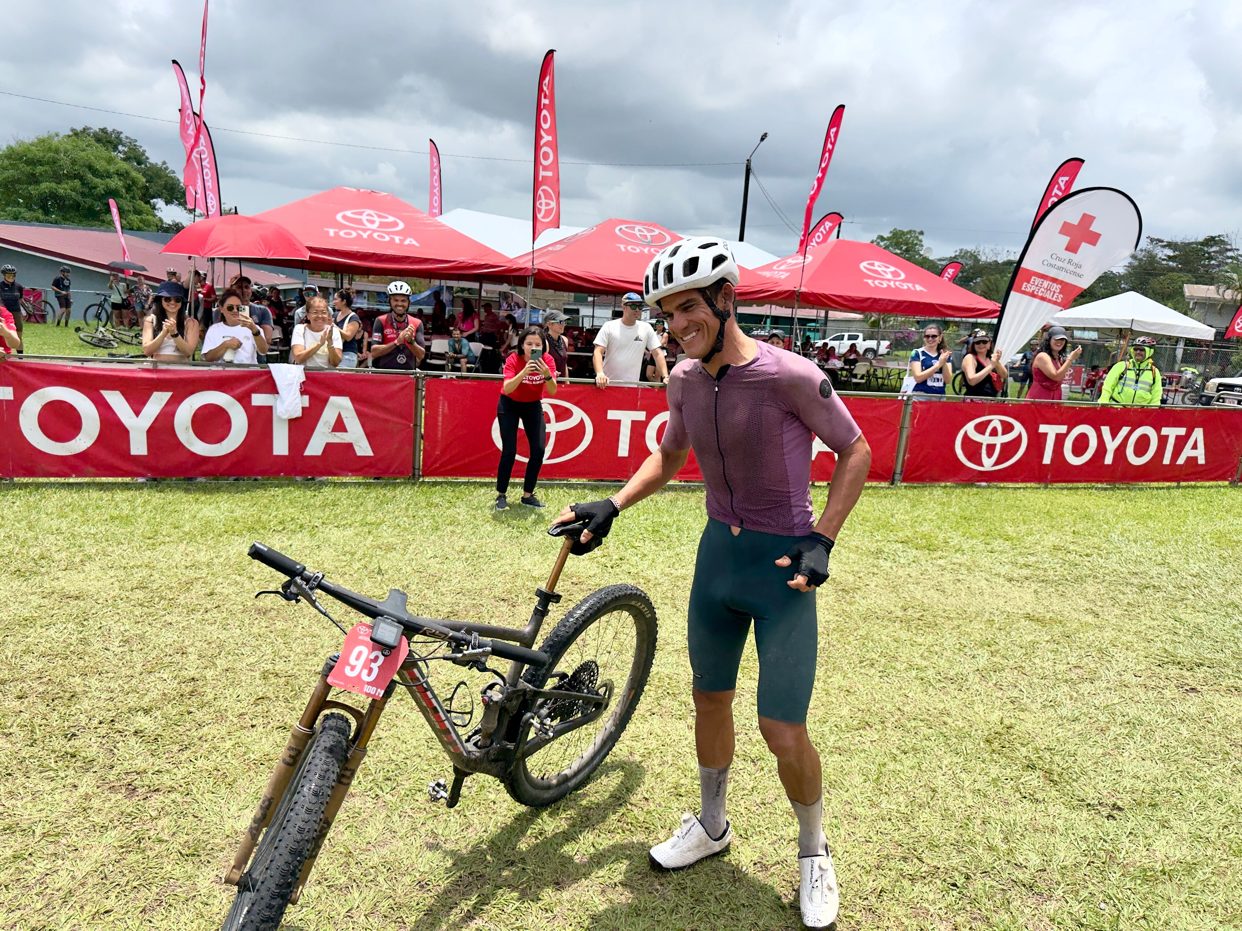 Andrey Amador volvió a decir presente en una competencia de ciclismo en Costa Rica.