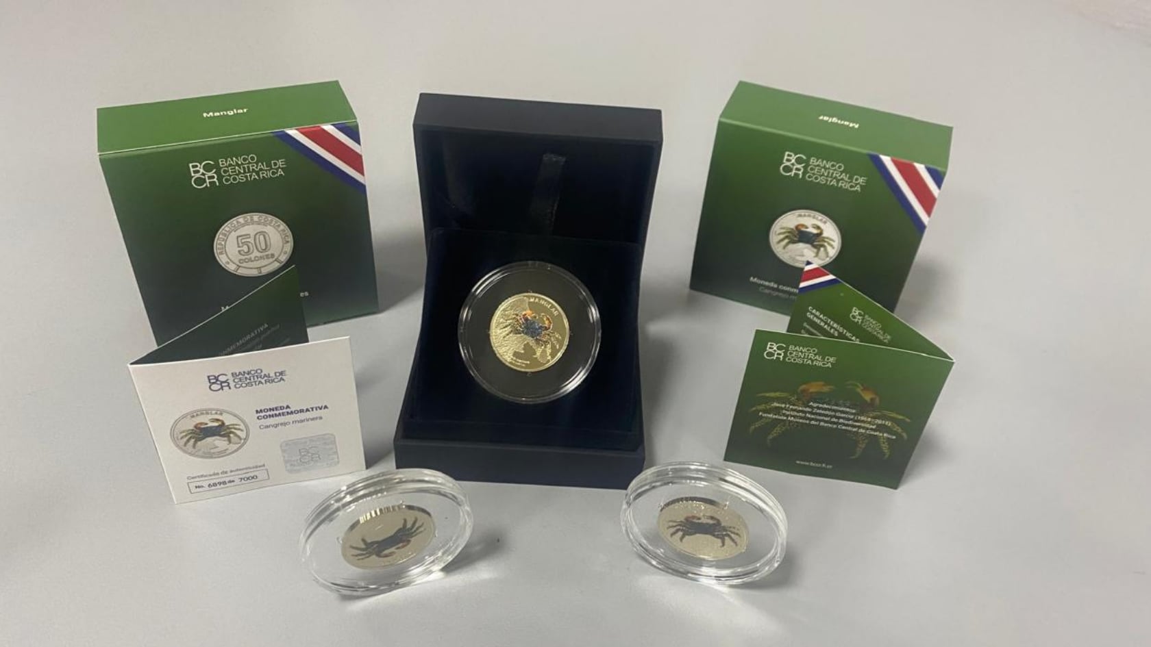 Desde el 22 de octubre podrá comprar la moneda del cangrejo marinera en BN Shop o sucursales del BCR.