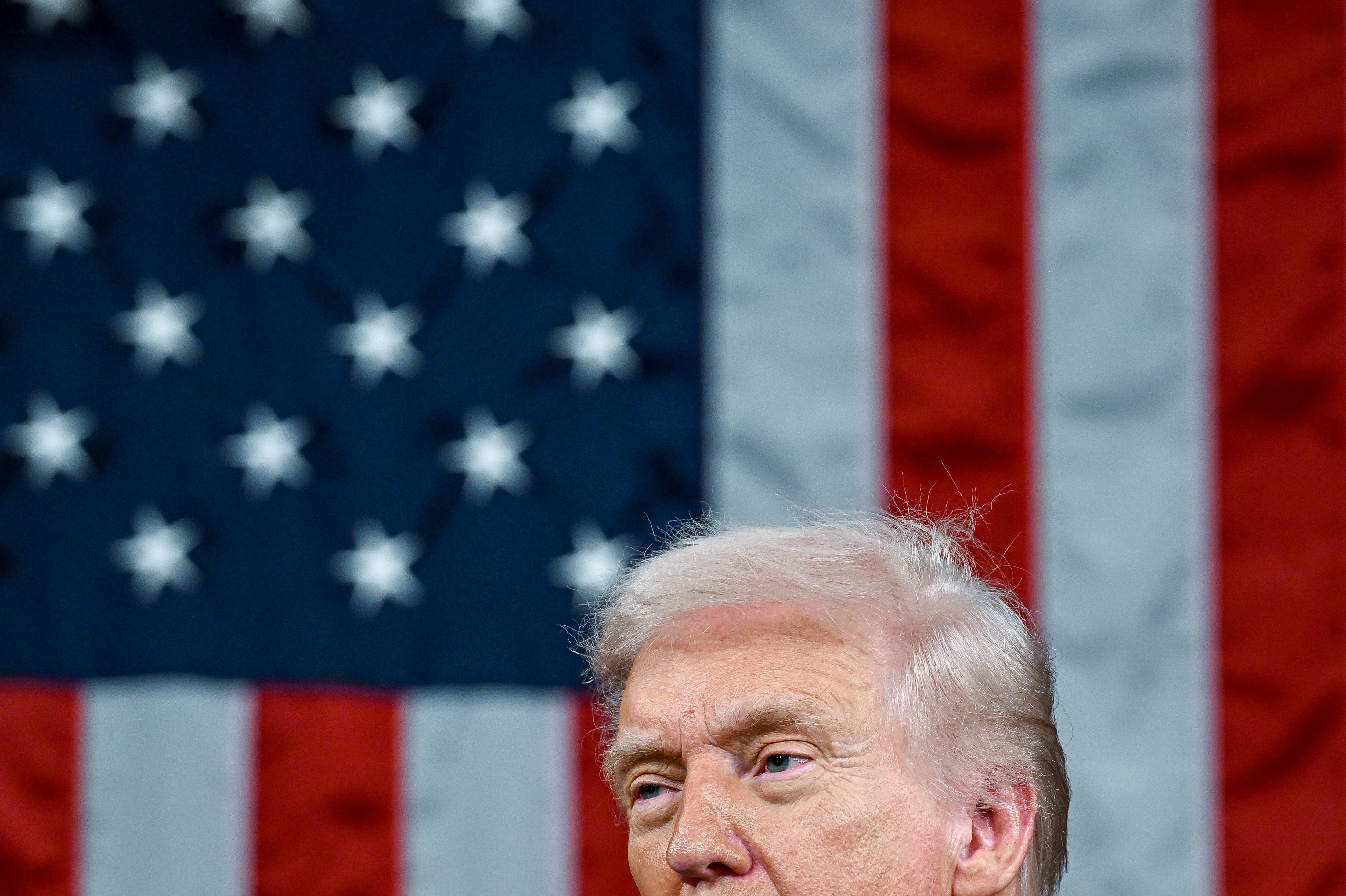 El discurso de Trump fue el más largo del estado de la Unión, superando a Clinton.