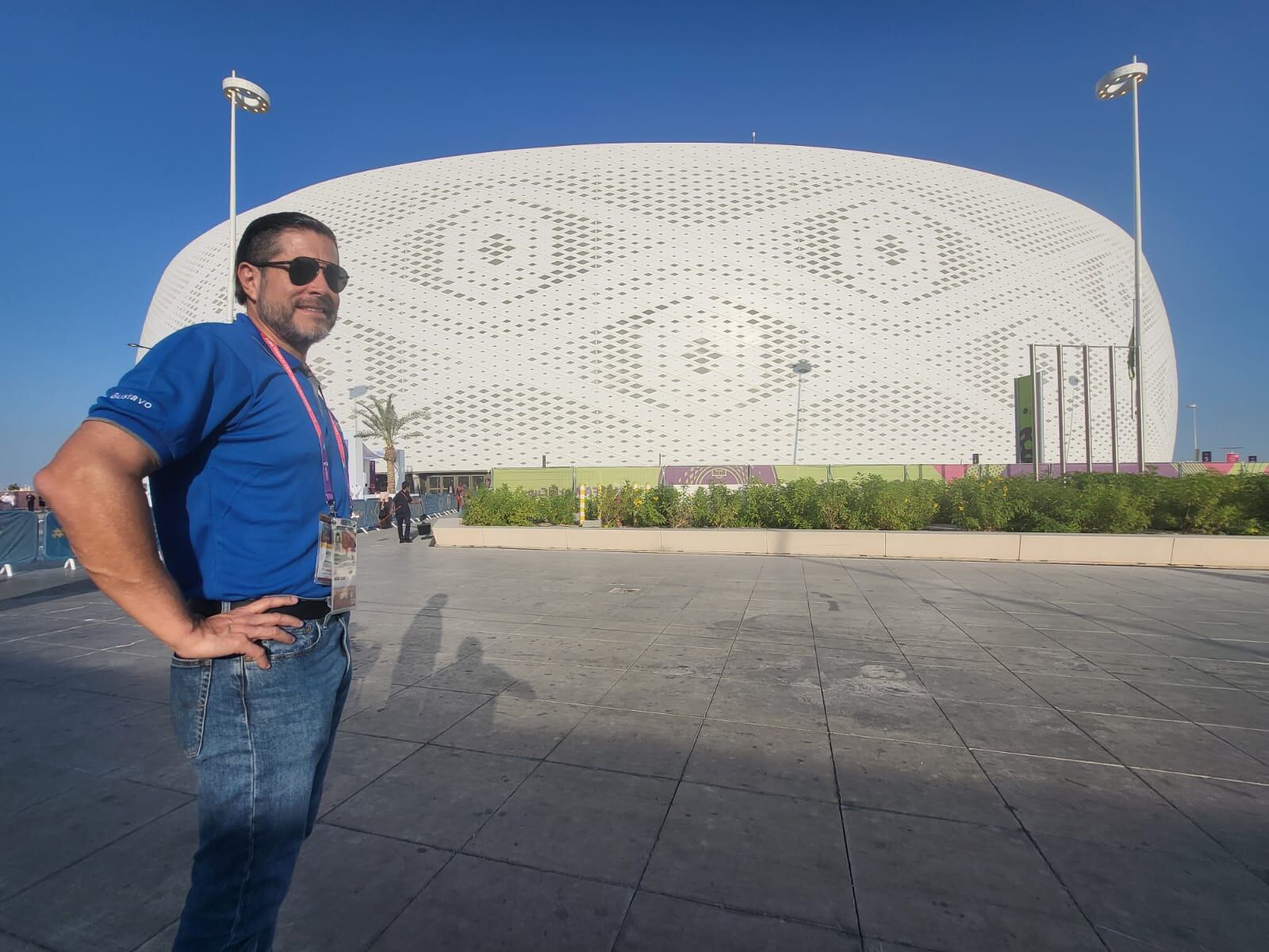 Gustavo López, periodista de Tigo Sports. Cortesía.