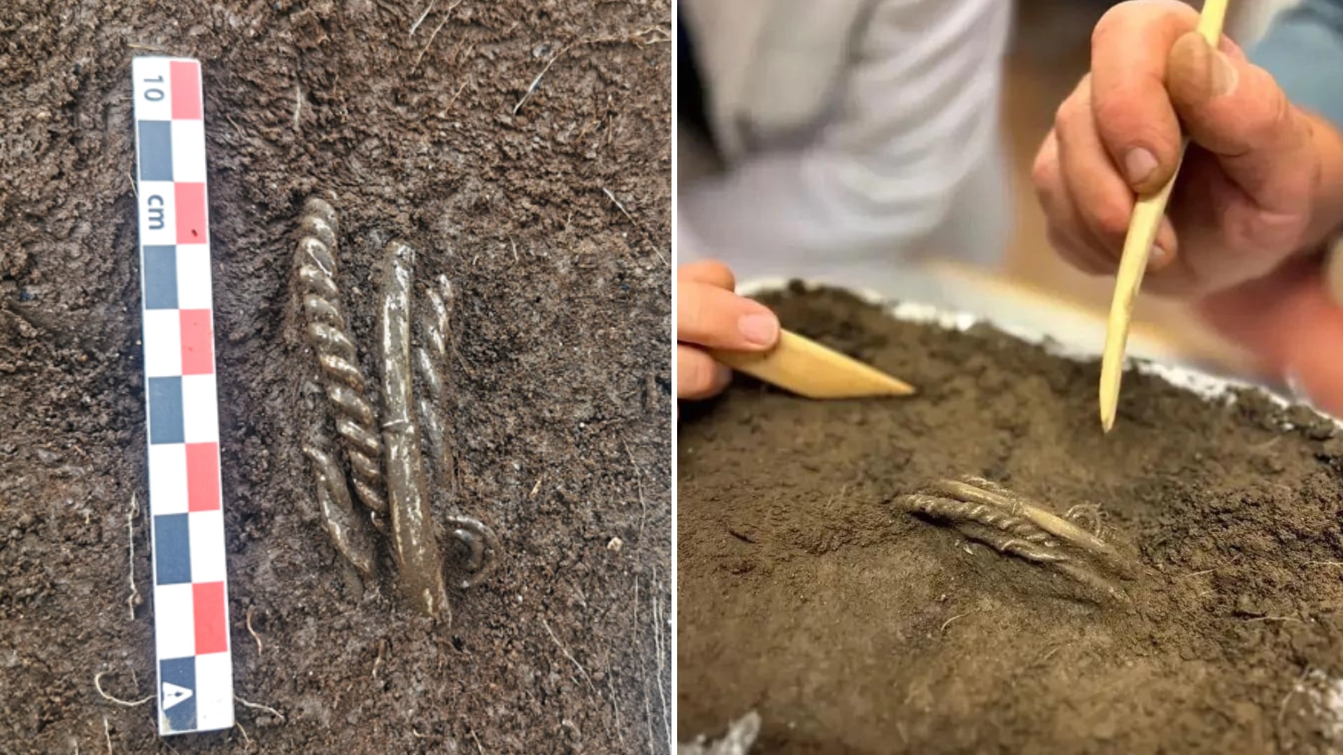 Hallan un tesoro vikingo de plata, con más de 1.100 años, bajo una granja en Noruega, revelando detalles clave sobre la época vikinga.