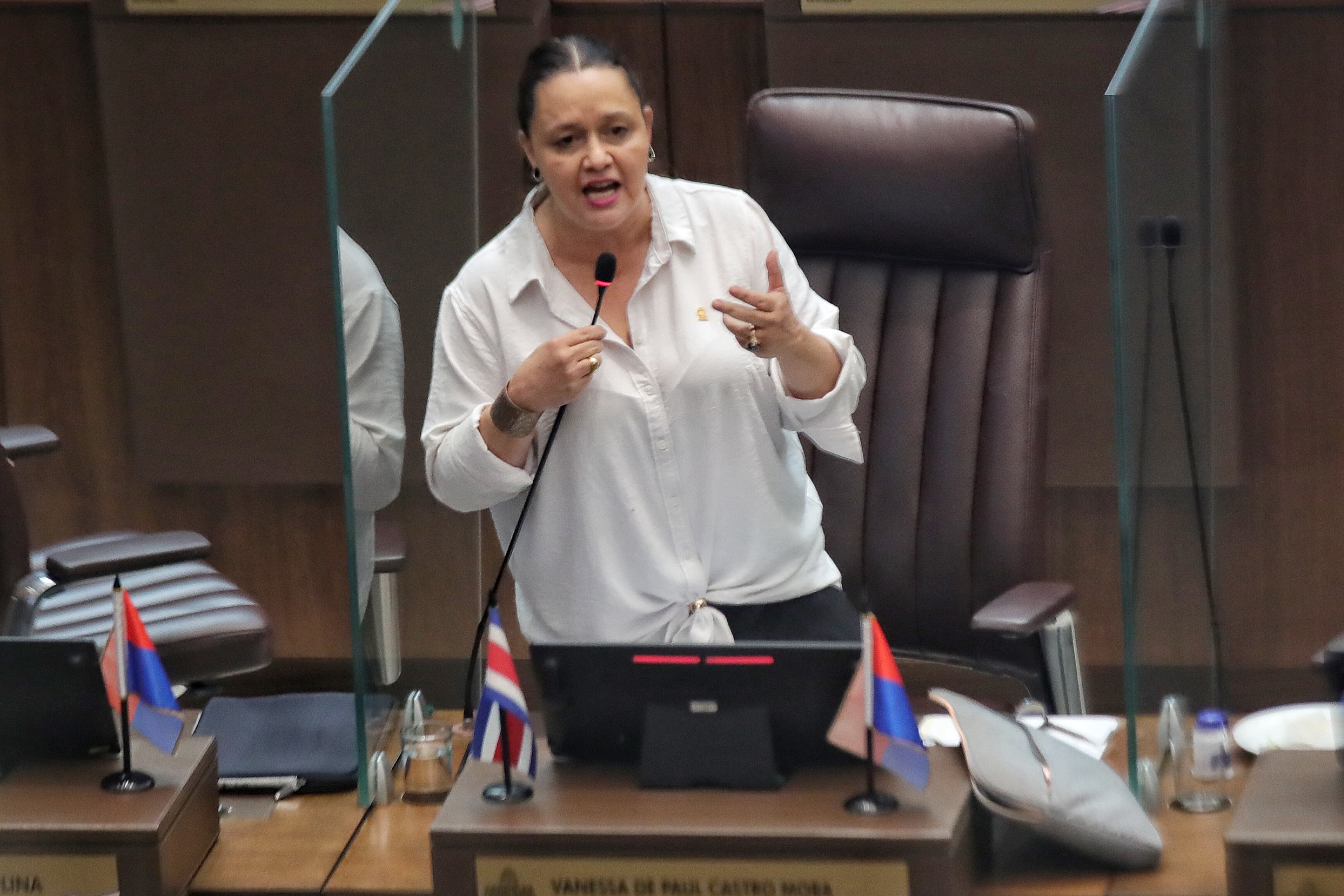 28/09/2023/ Diputados durante Sesión para votar proyecto sobre rebajo del Marchamo / foto: John Durán