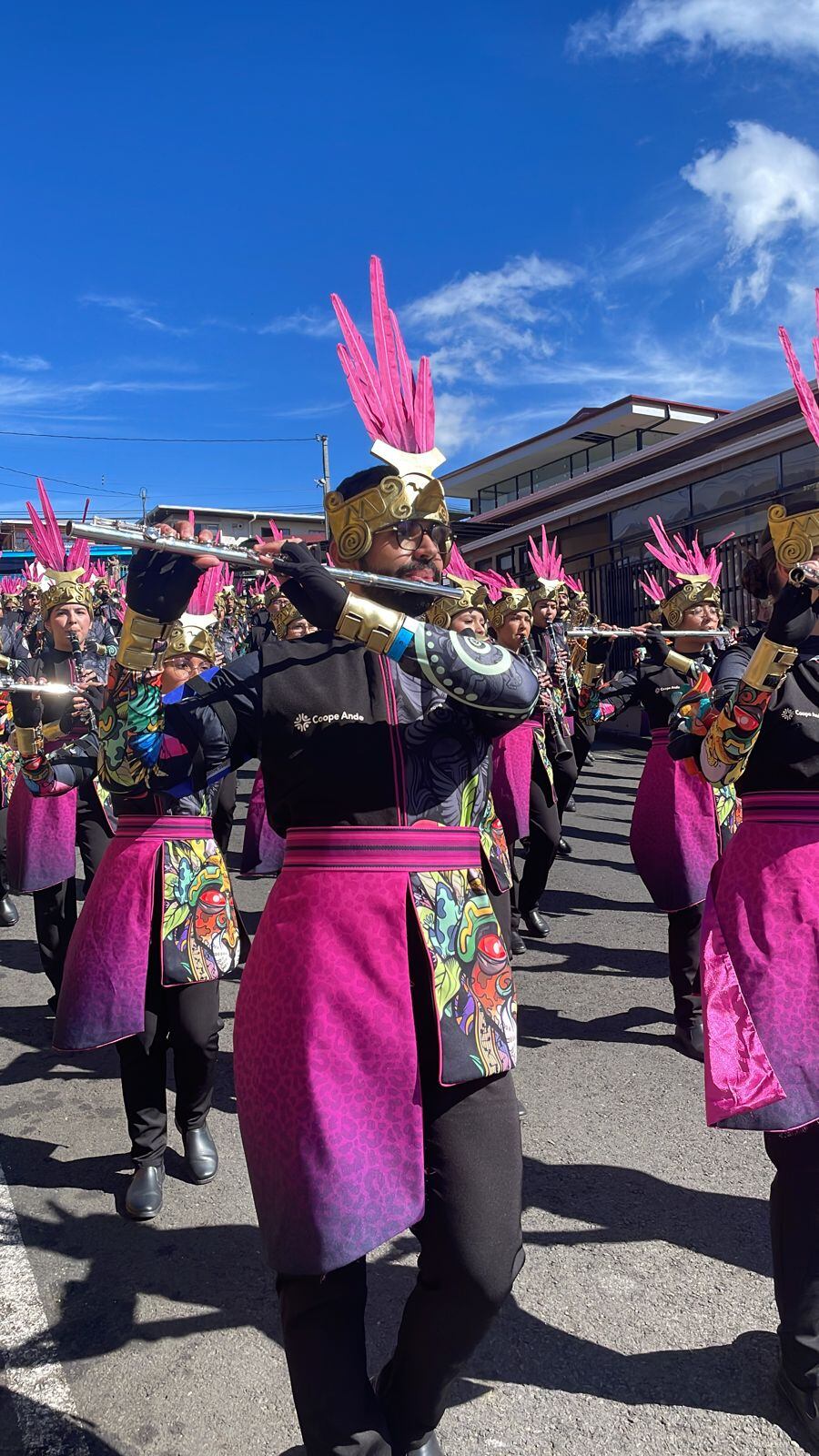 La Banda Municipal de Zarcero recibió un reconocimiento en su pueblo.