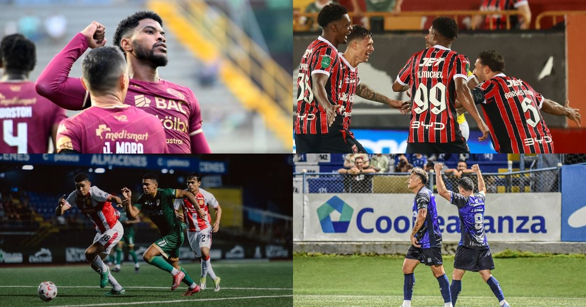 Así se encuentra el fútbol nacional luego de que se completó la jornada 2 del Torneo de Apertura 2026.
