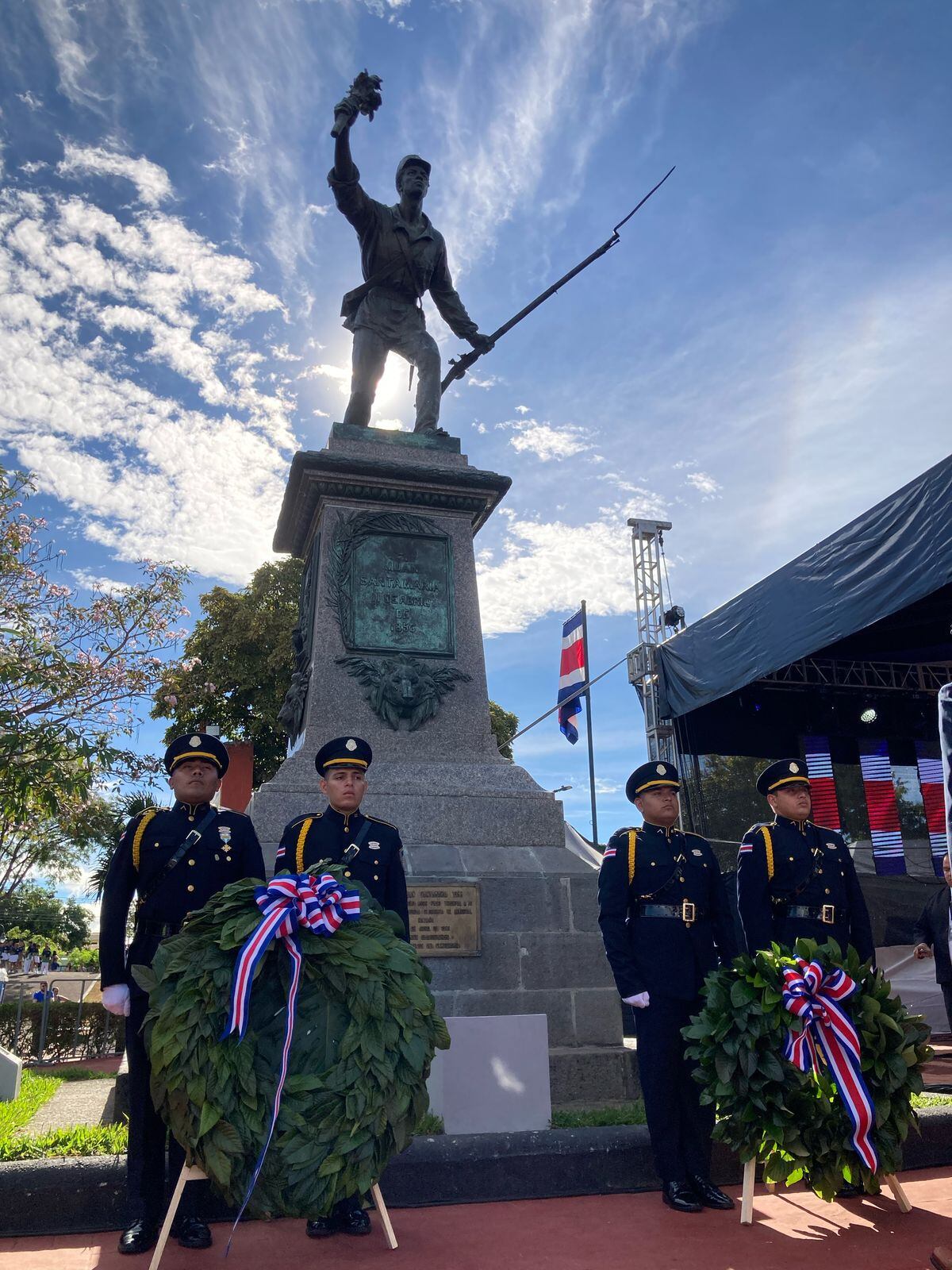 Colocación de ofrenda.