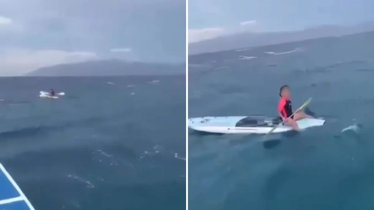 Niña sola a la deriva