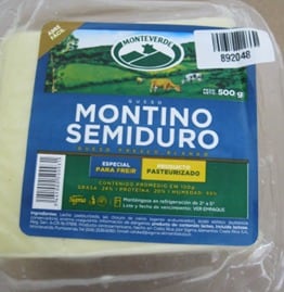 El Ministerio de Salud ordenó el retiro de un lote de queso Monteverde luego de confirmar la presencia de la bacteria Listeria monocytogenes en muestreos realizados en supermercados del país.
