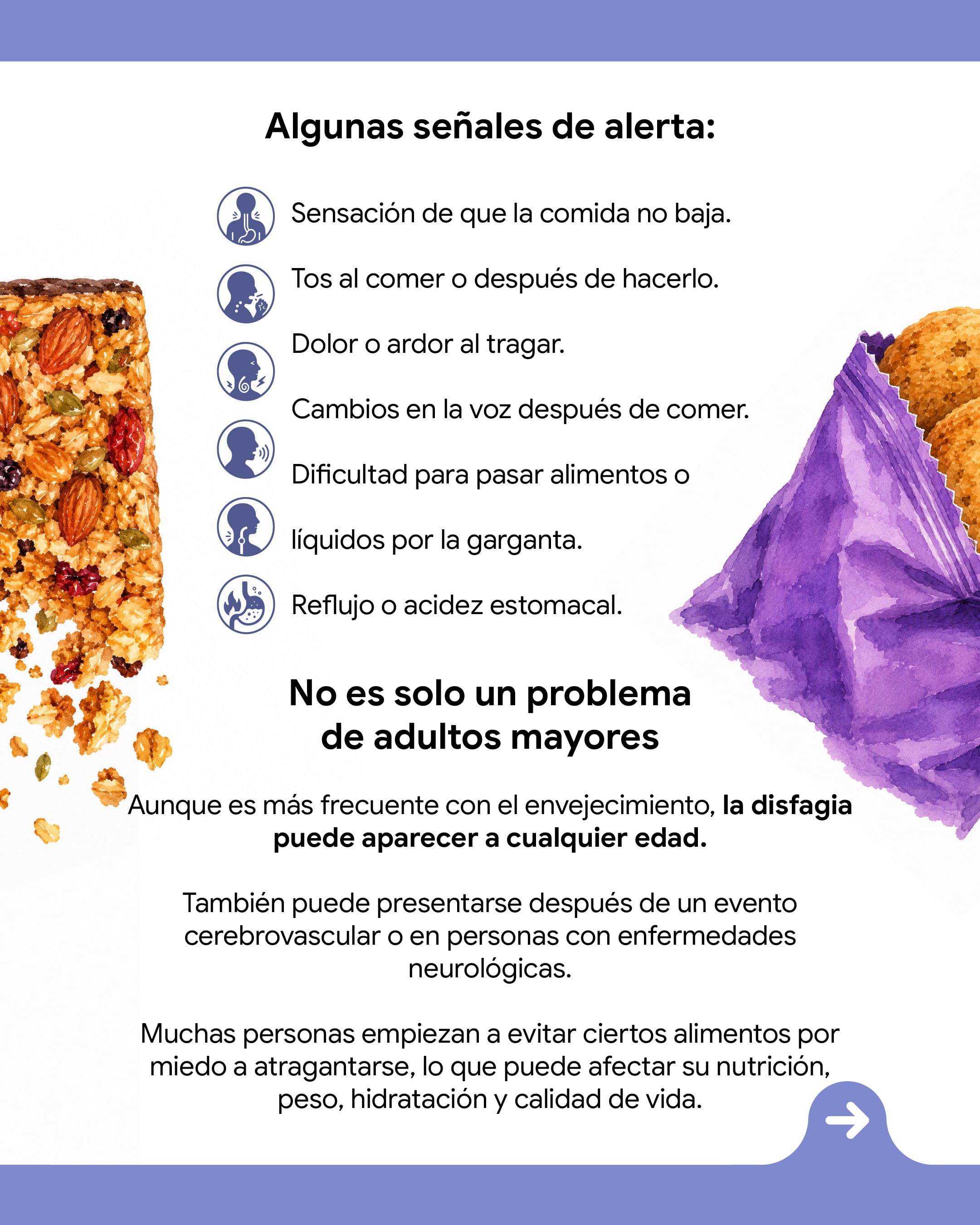 Dos especialistas explican qué es la disfagia y cuáles son las señales de alerta.