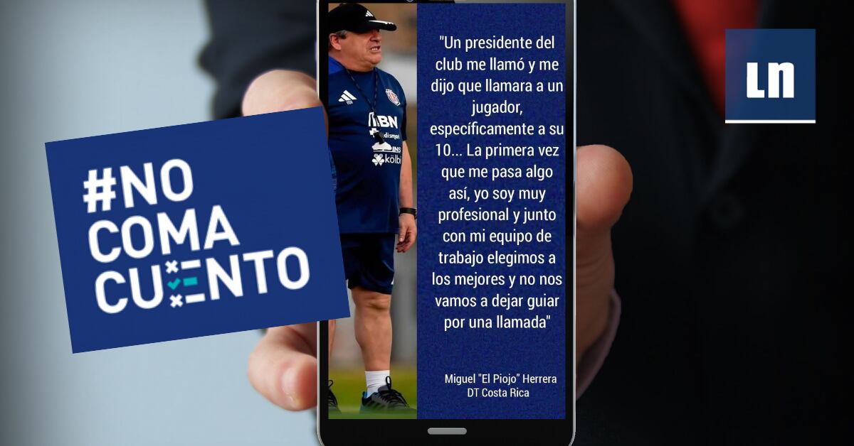 Esta es la publicación que circula en redes sociales sobre Miguel Herrera, entrenador de la Selección de Costa Rica.