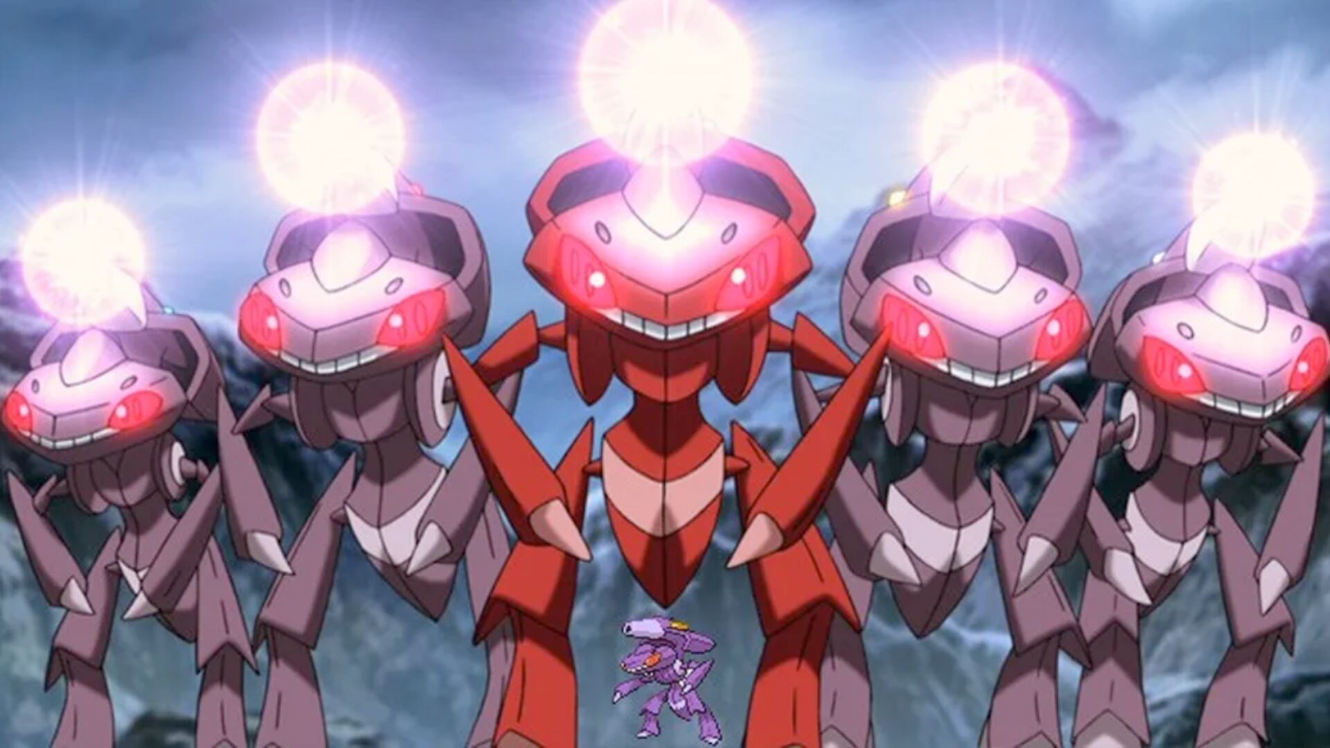 Genesect: Pokémon de diseño futurista, disponible solo en un evento en línea en 2012.