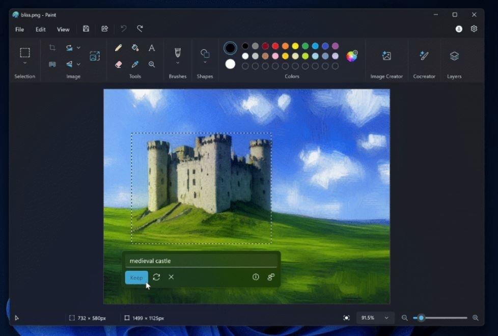 Microsoft agrega funciones de IA a Paint y Bloc de Notas en Windows 11, mejorando edición de imágenes y texto en fase de prueba.