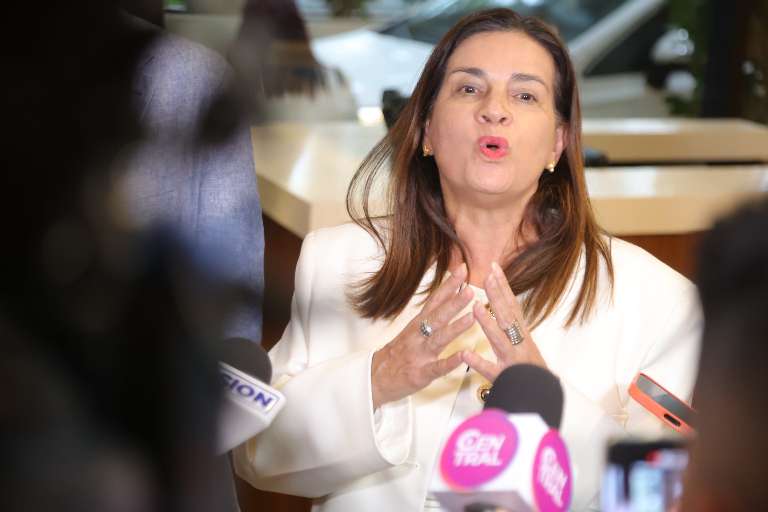 24/08/2025/ Asamblea Nacional del Partido Pueblo Soberano / en la foto Marta Esquivel Juan Manuel Quesada / foto John Durán