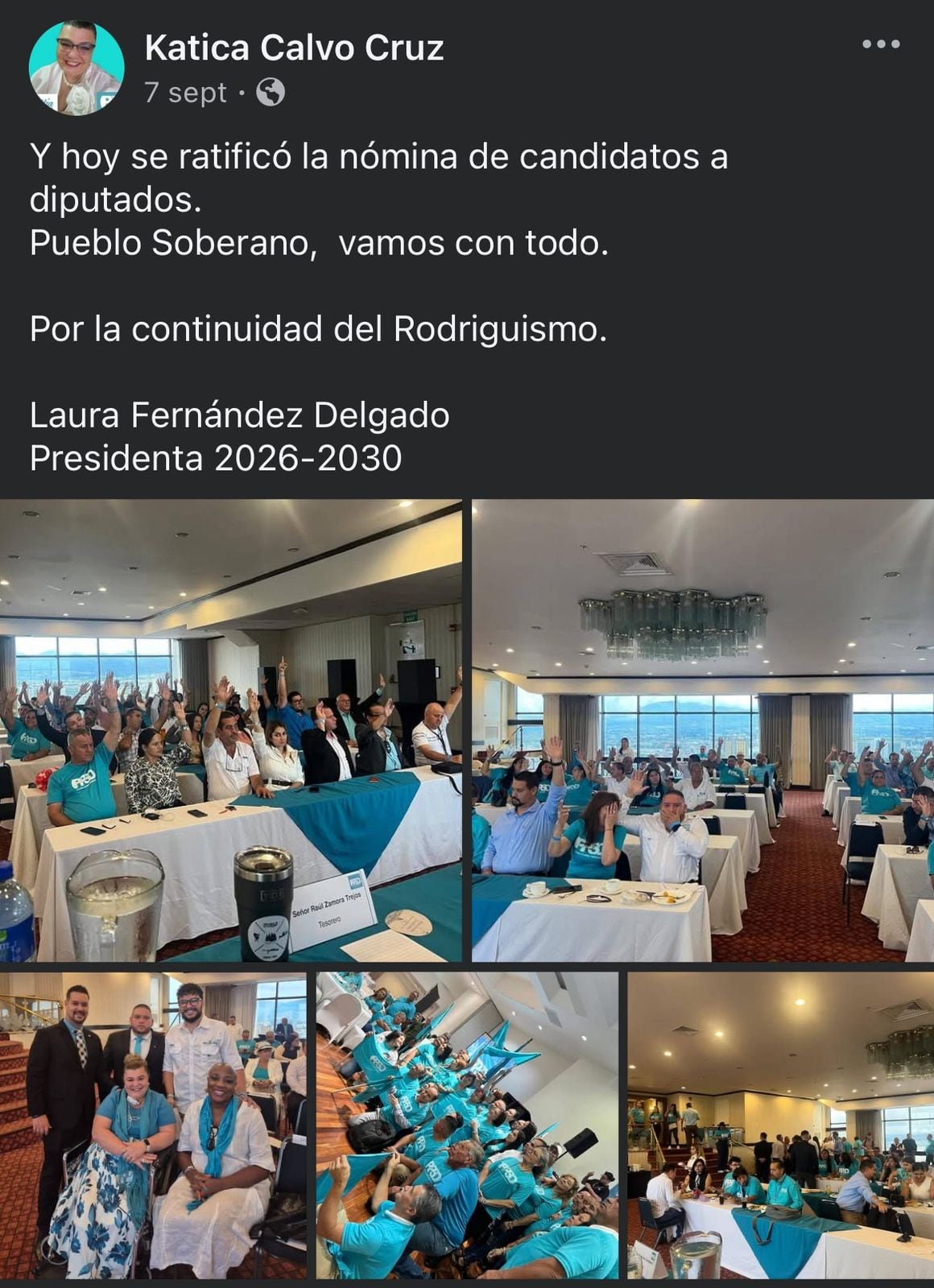 La funcionaria del Inamu, Kattia Calvo, fue electa para ocupar el cuarto lugar por el PPSO para una diputación en Limón.