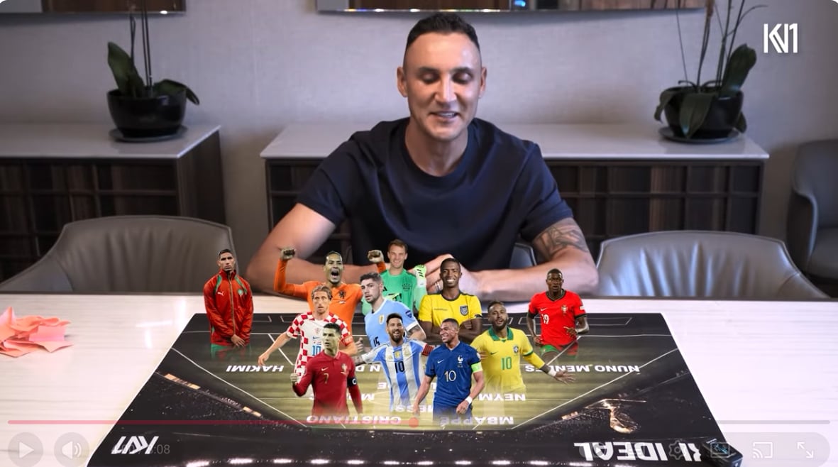 Keylor Navas eligió su once ideal de la Copa del Mundo 2026.